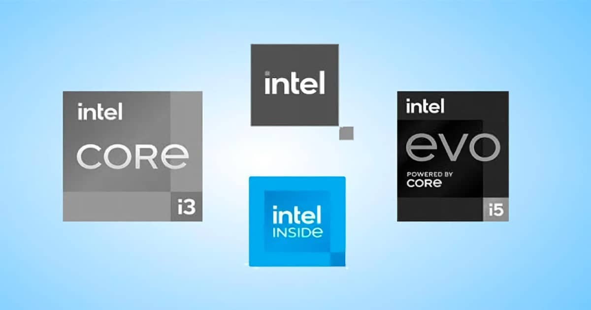 Intel New Logos